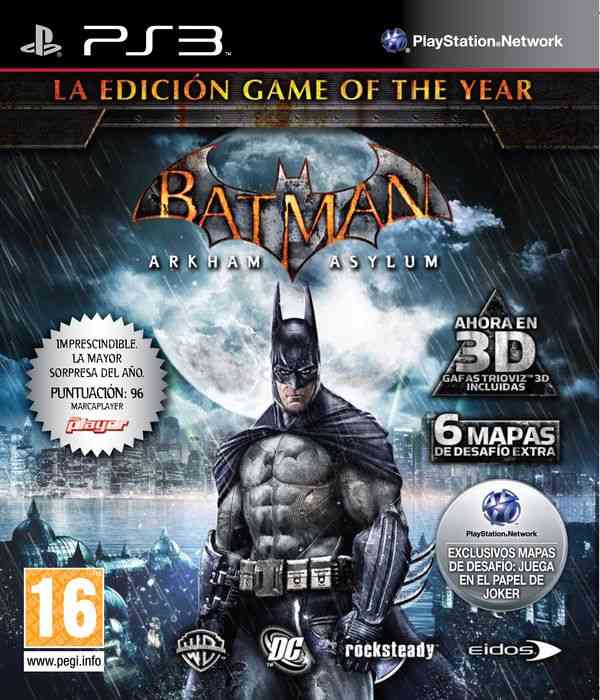 Batman Arkham Asylum Goty Ed Ps3